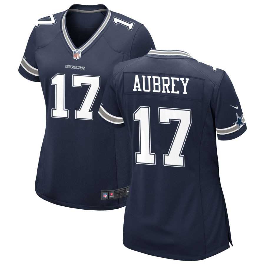 Womens Dallas Cowboys #17 Brandon Aubrey Limited Navy Vapor Untouchable Jersey Dzhi